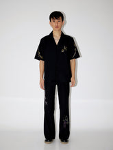 Load image into Gallery viewer, Embroidered Black Shirt