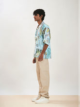 Load image into Gallery viewer, Dusty Blue Bone Shirt