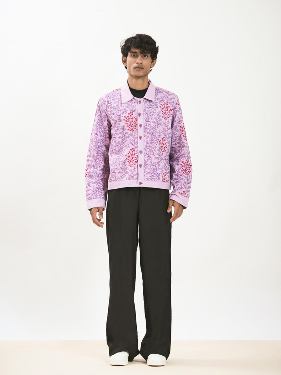 Embroidered Angoor Jacket | Male