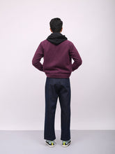 Load image into Gallery viewer, Wine Tweed Jacket Male

